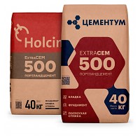 Цемент М500 ЦЕМ II/А-И42.5Н/ExtraCEM тара Holcim (Цементум) 40 кг