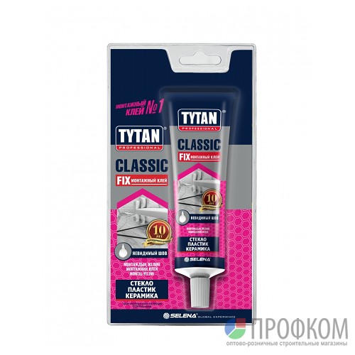 Клей монтажный Tytan Professional  Classic fix прозр 100 мл