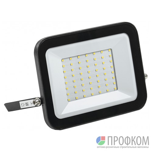 Светодиодный прожектор IEK 207х187х32мм черный  LPDO601-50-65-K02