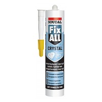 Клей-герметик полимерный SOUDAL Fix All Cristal, прозрачный 290 мл