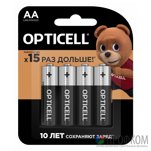 Батарейки  Opticell LR6/316 BL4